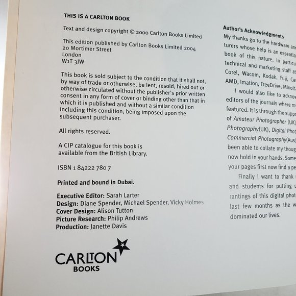 Digital Photography Manual by Philip Andrews (2004, Trade Paperback) - Picture 4 of 4